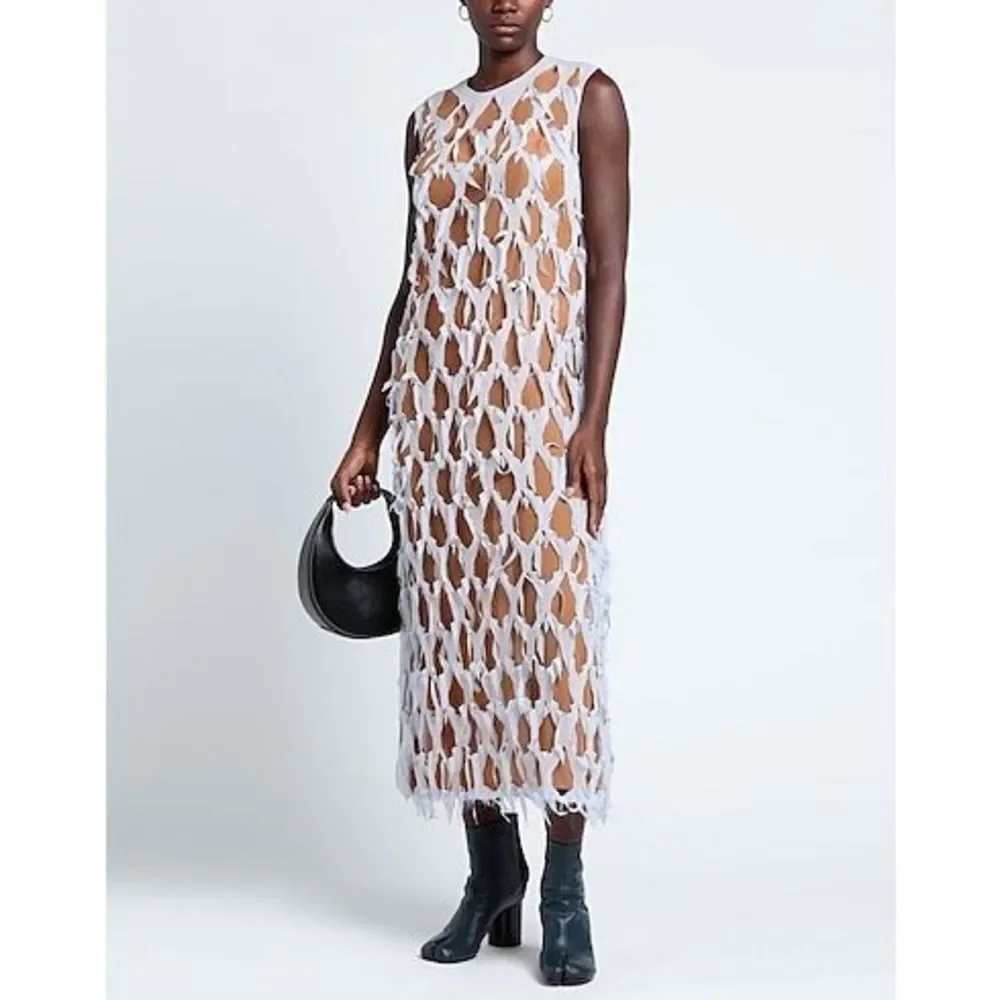 Maison Margiela Cut-Out Silk Dress Size IT 36 / US 0 $2160 - Picture 2 of 10